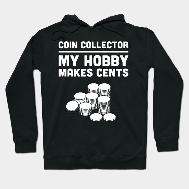 Funny Coin Collecting Design Hoodie by MeatMan